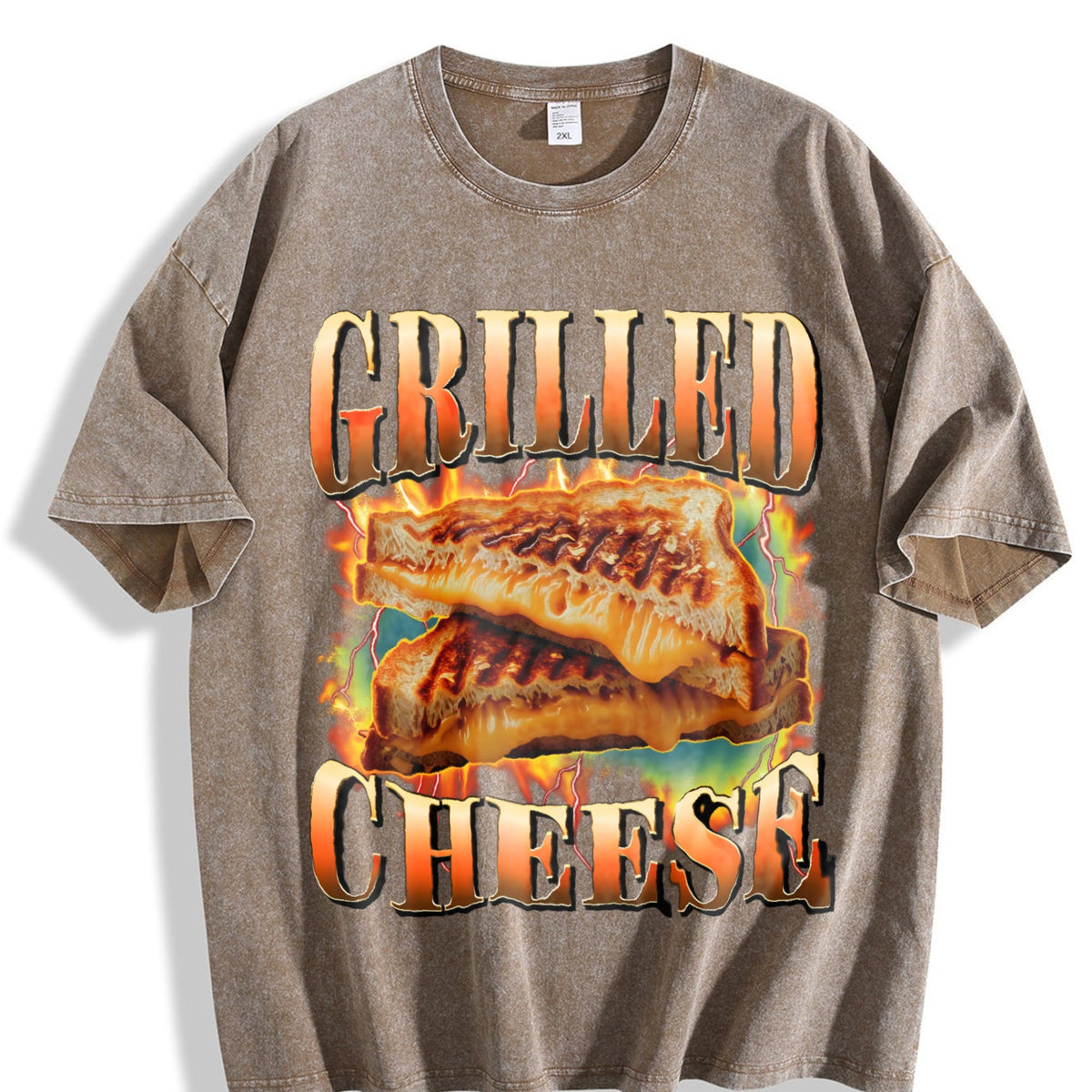 Grilled Cheese Vintage Washed T-Shirt product image 3