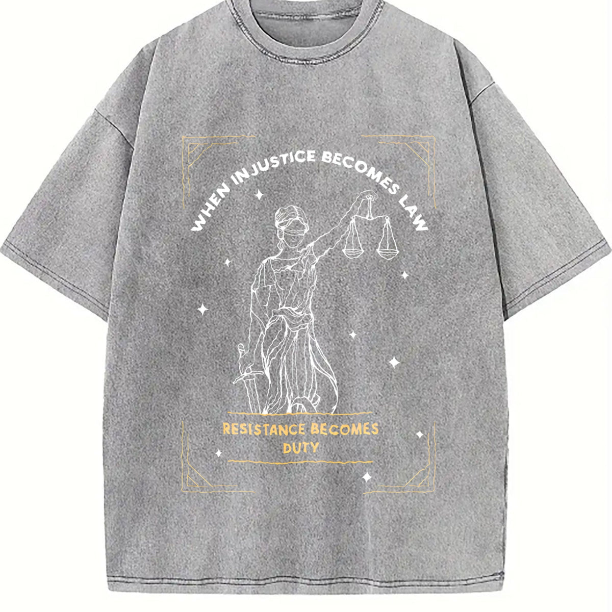 When Injustice Becomes Law Resistance Duty Vintage Washed product image 5