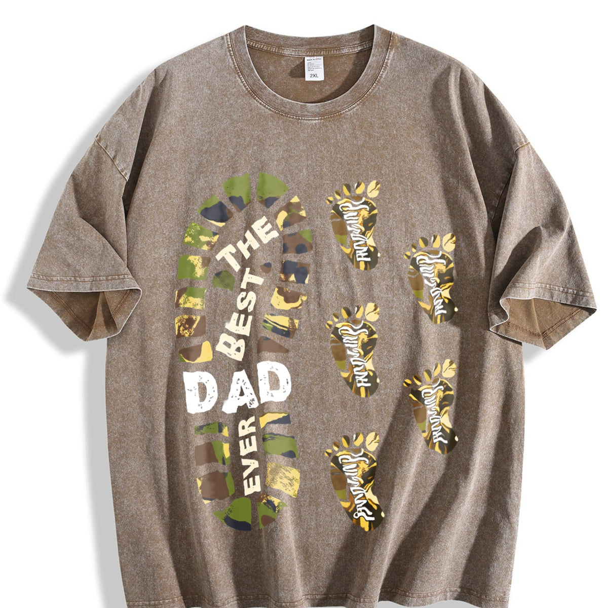 Best Dad Ever Vintage Washed T-Shirt product image 3