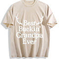 Best Buckin Grandpa Ever Funny Fathers Hunting Vintage product image 1