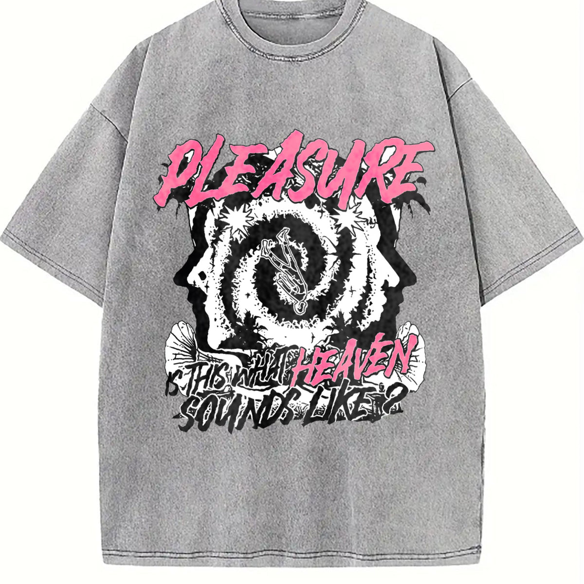 Members Only Pleasure Heaven Slogan Vintage Washed T-Shirt product image 5