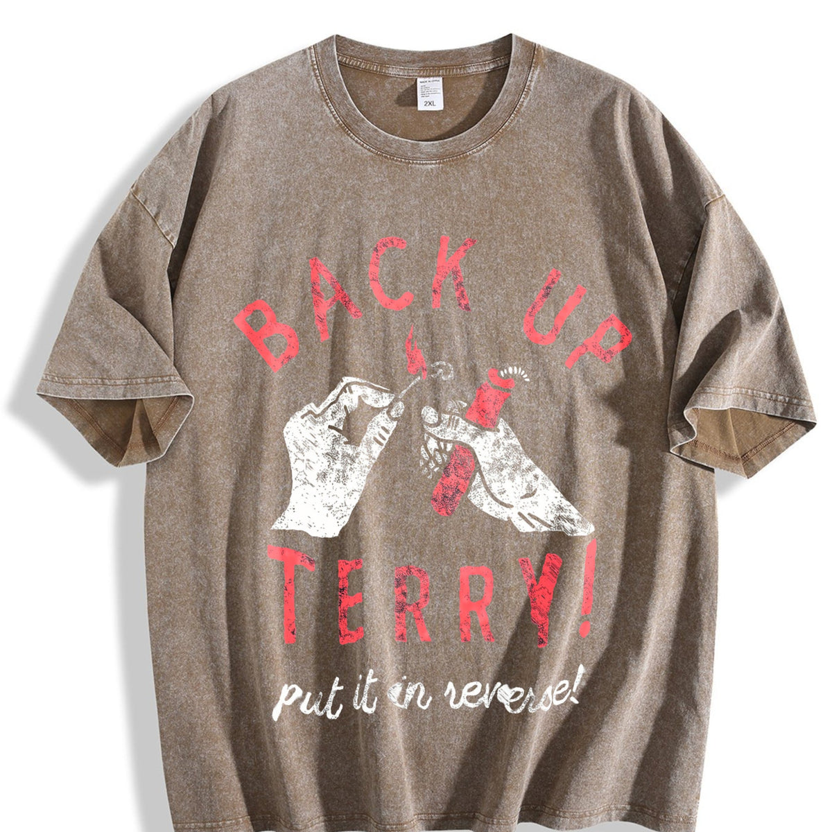 Back Up Terry Put It In Reverse Funny Fireworks Vintage product image 3