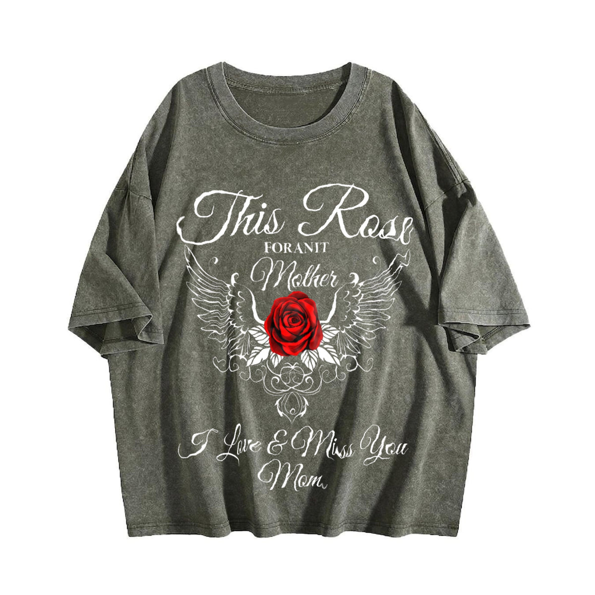 Mom Tribute Lover Vintage Washed T-Shirt product image 4