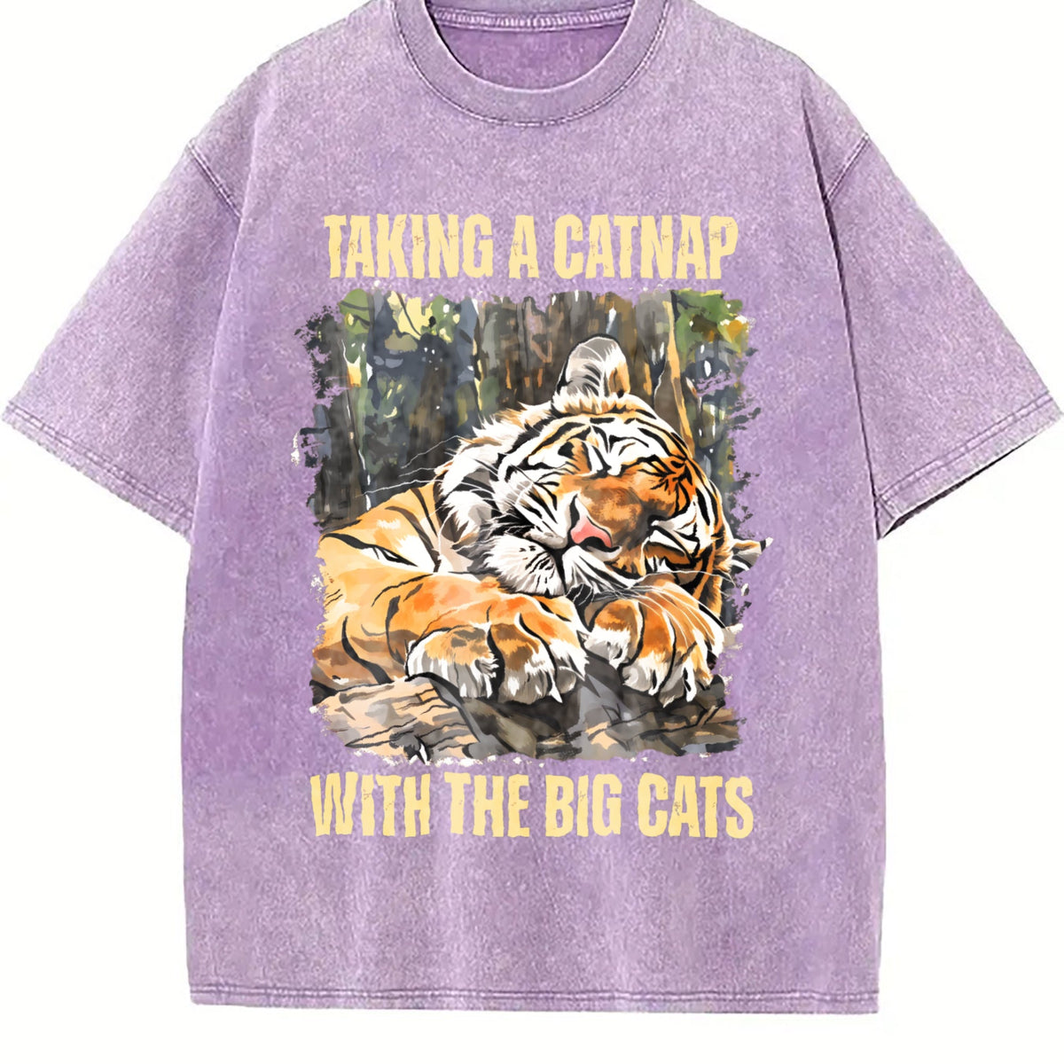 Tiger Lover Vintage Washed T-Shirt product image 6