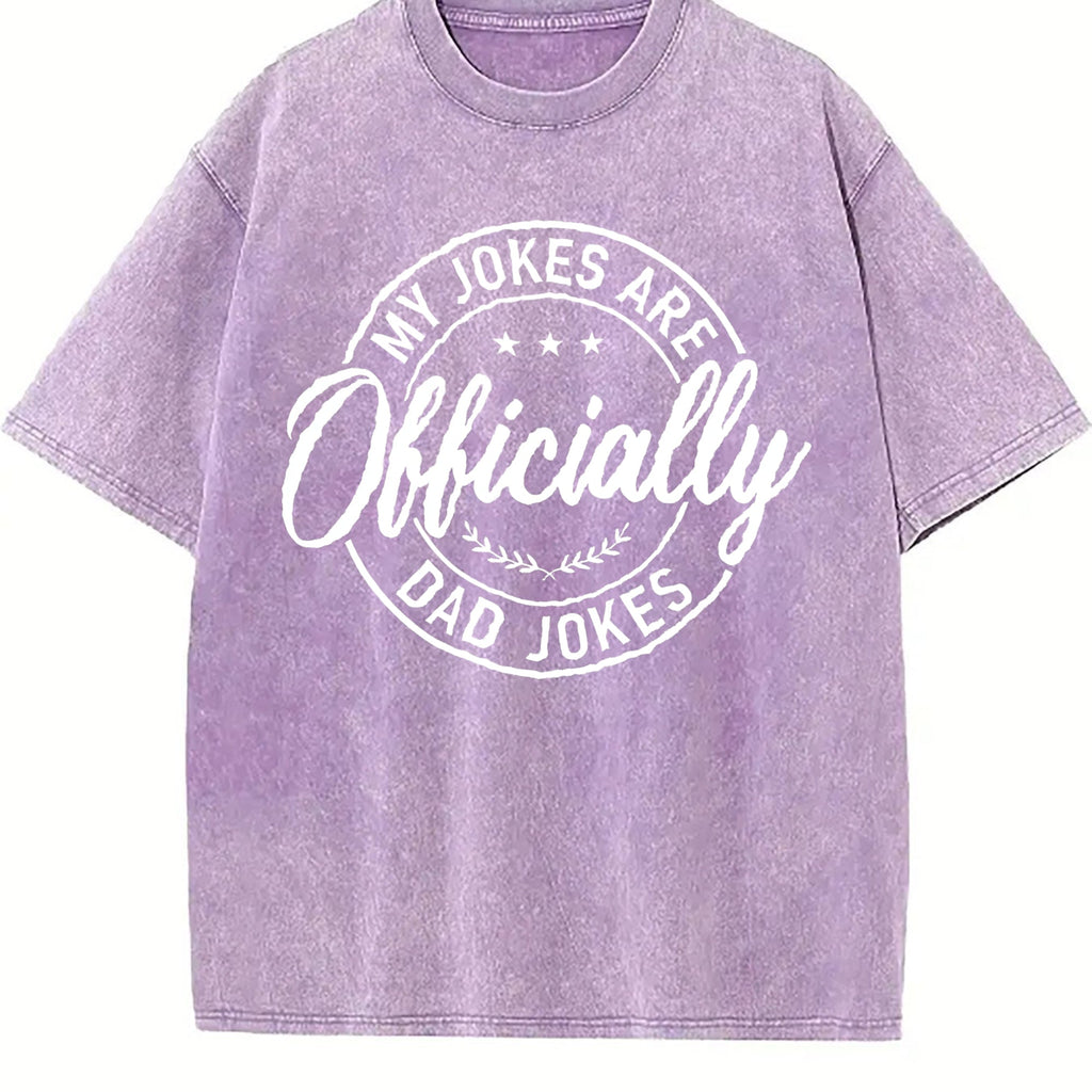 My Jokes Are Officially Dad Vintage Washed T-Shirt product image 6