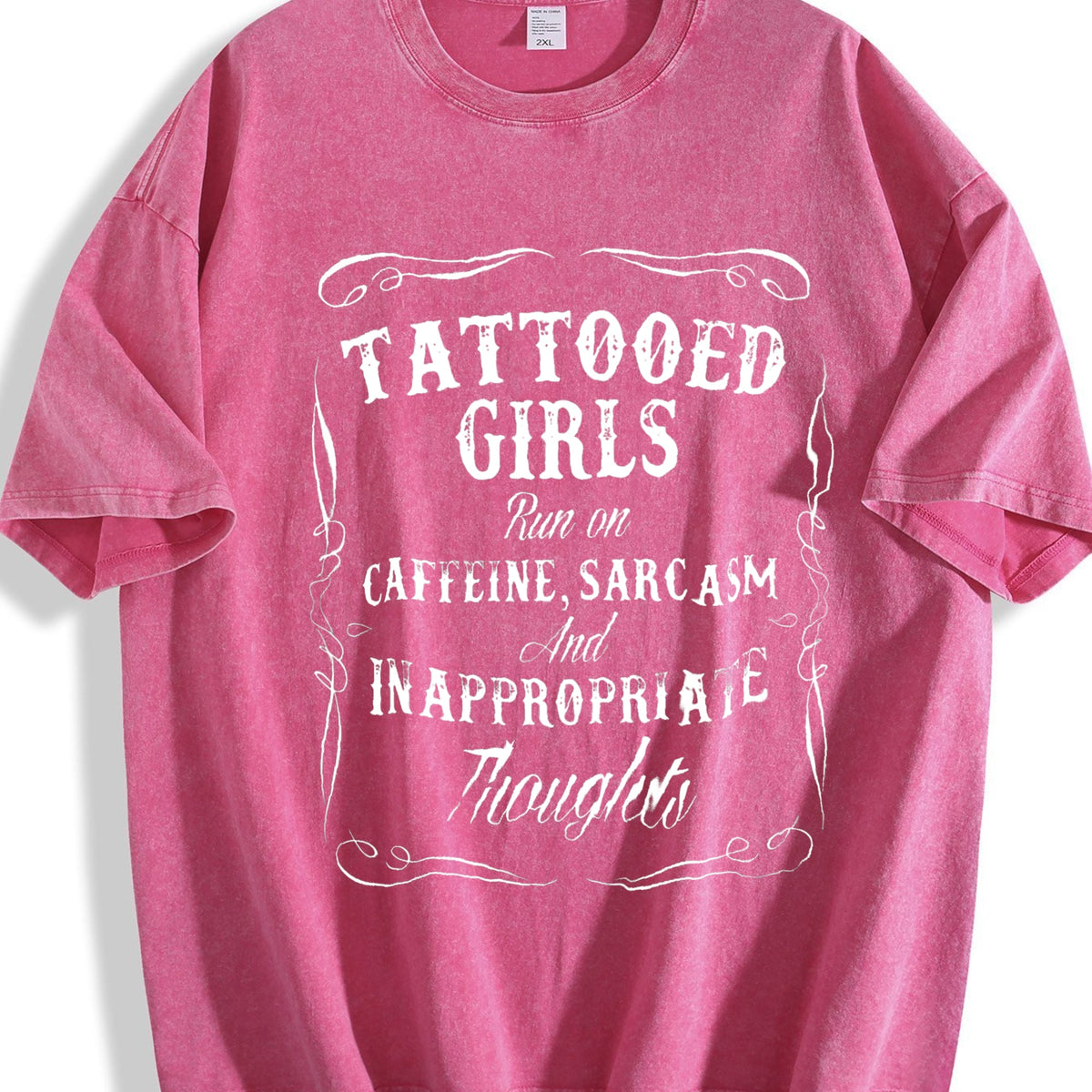 Tattooed Girls Vintage Washed T-Shirt product image 7