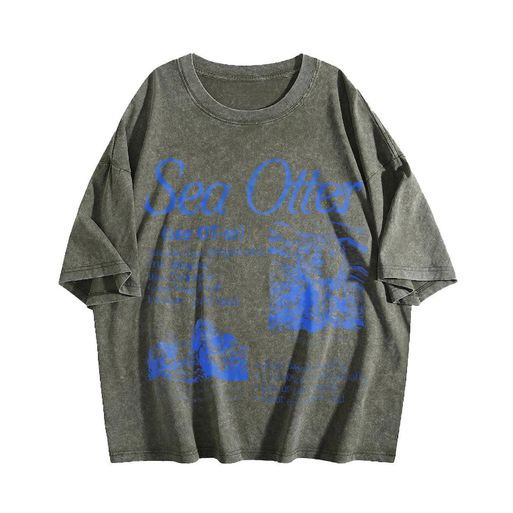 Sea Otter 90s Vintage Washed T-Shirt product image 4