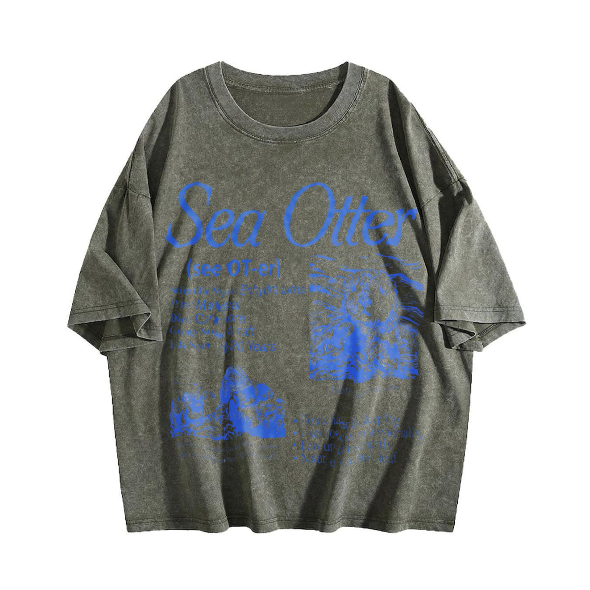 Sea Otter 90s Vintage Washed T-Shirt product image 4