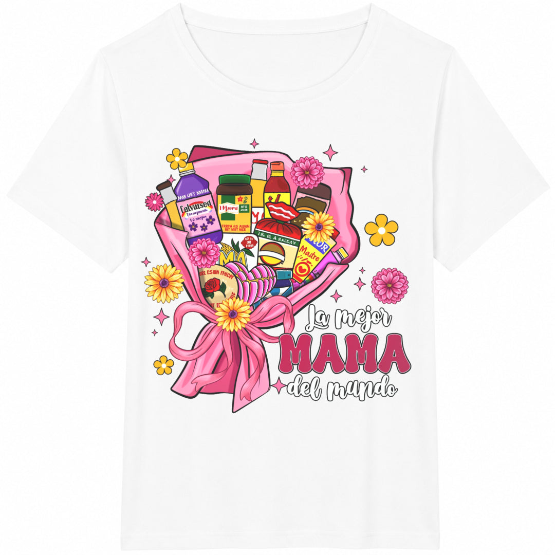 LA Mejor Mama Del Mundo Cotton T-Shirt product image 2