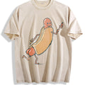 Funny Hotdog : Cute Vintage Washed T-Shirt product image 1