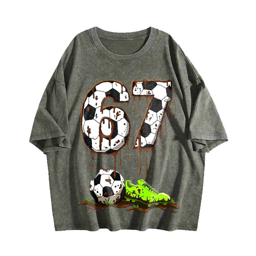 Global Soccer Fan Vintage Washed T-Shirt product image 4
