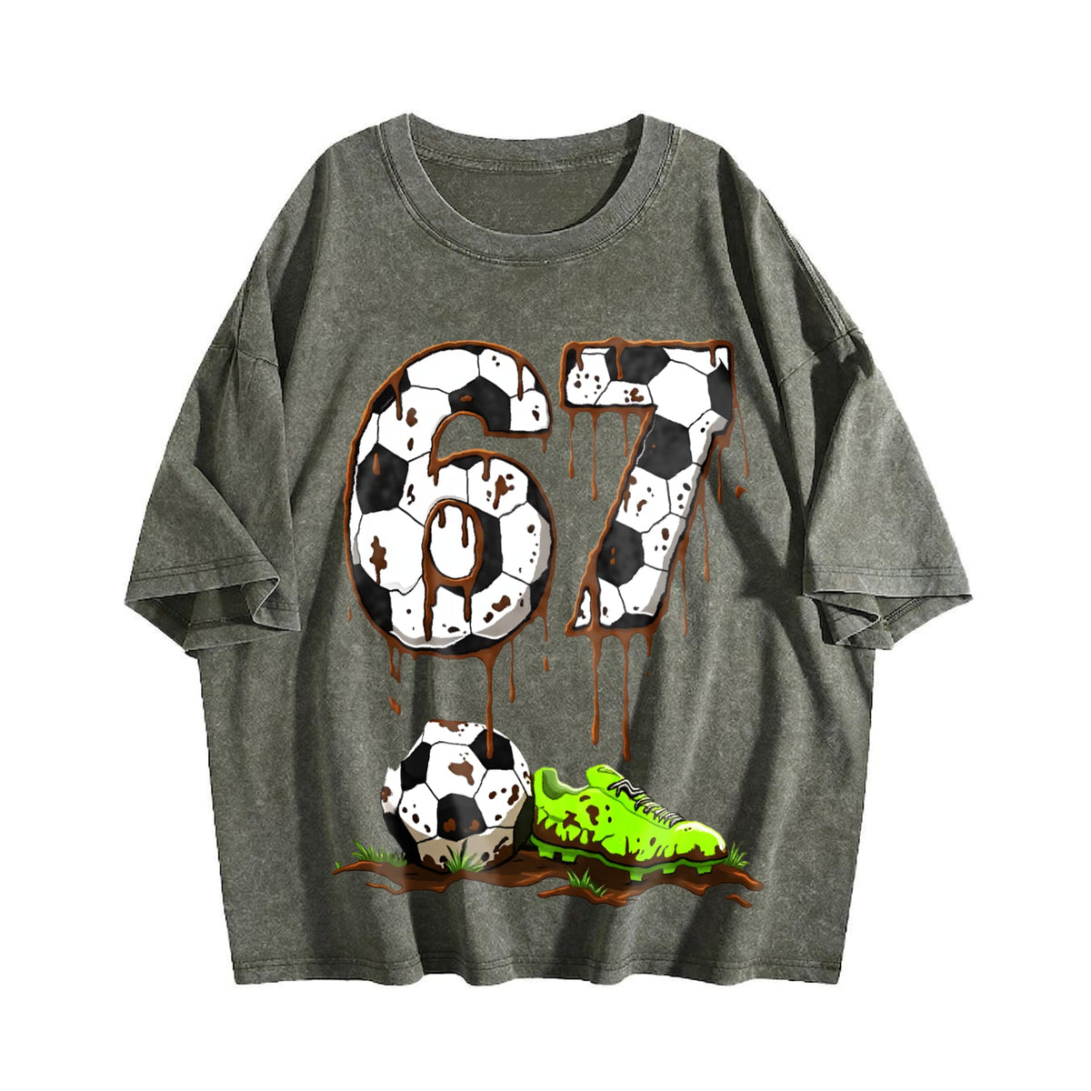 Global Soccer Fan Vintage Washed T-Shirt product image 4