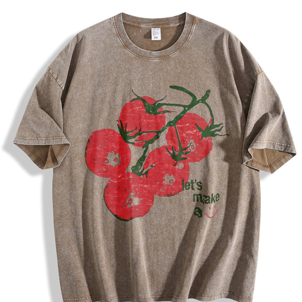 Y2K Tomato Vintage Washed T-Shirt product image 3