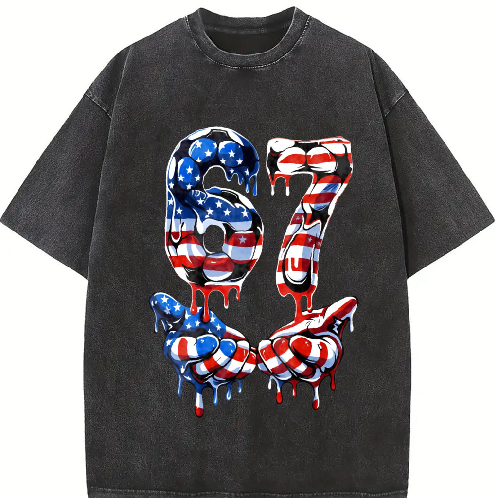 Global Soccer Fan Vintage Washed T-Shirt product image 2