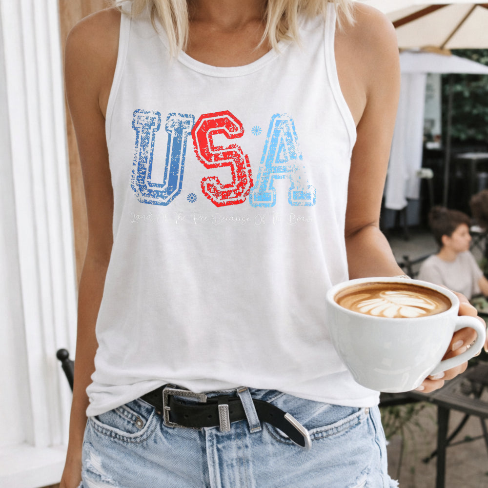USA Patriotic Women's Tank Top