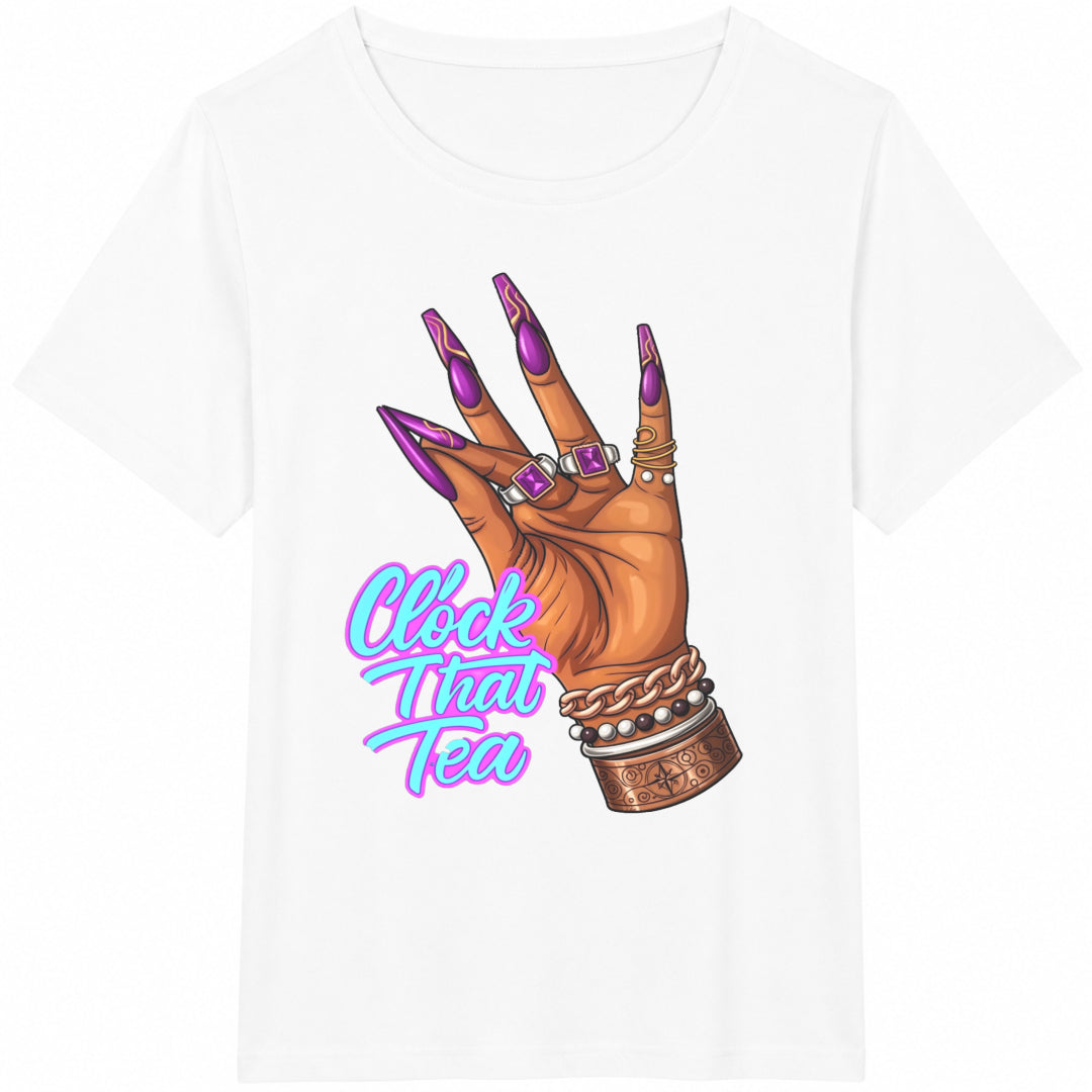 Artistic Abstract Face Vibrant Colors Cotton T-Shirt product image 2