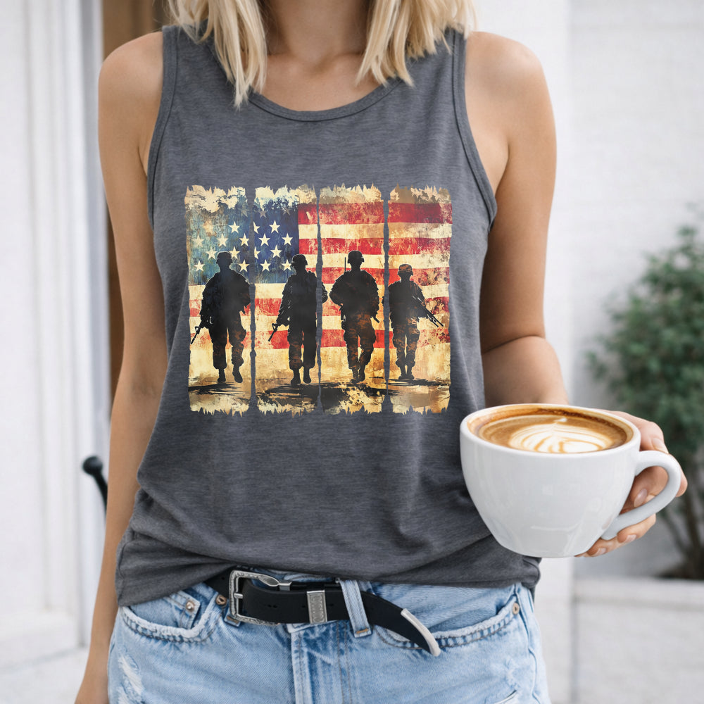 Land Of The Free Women's Tank Top