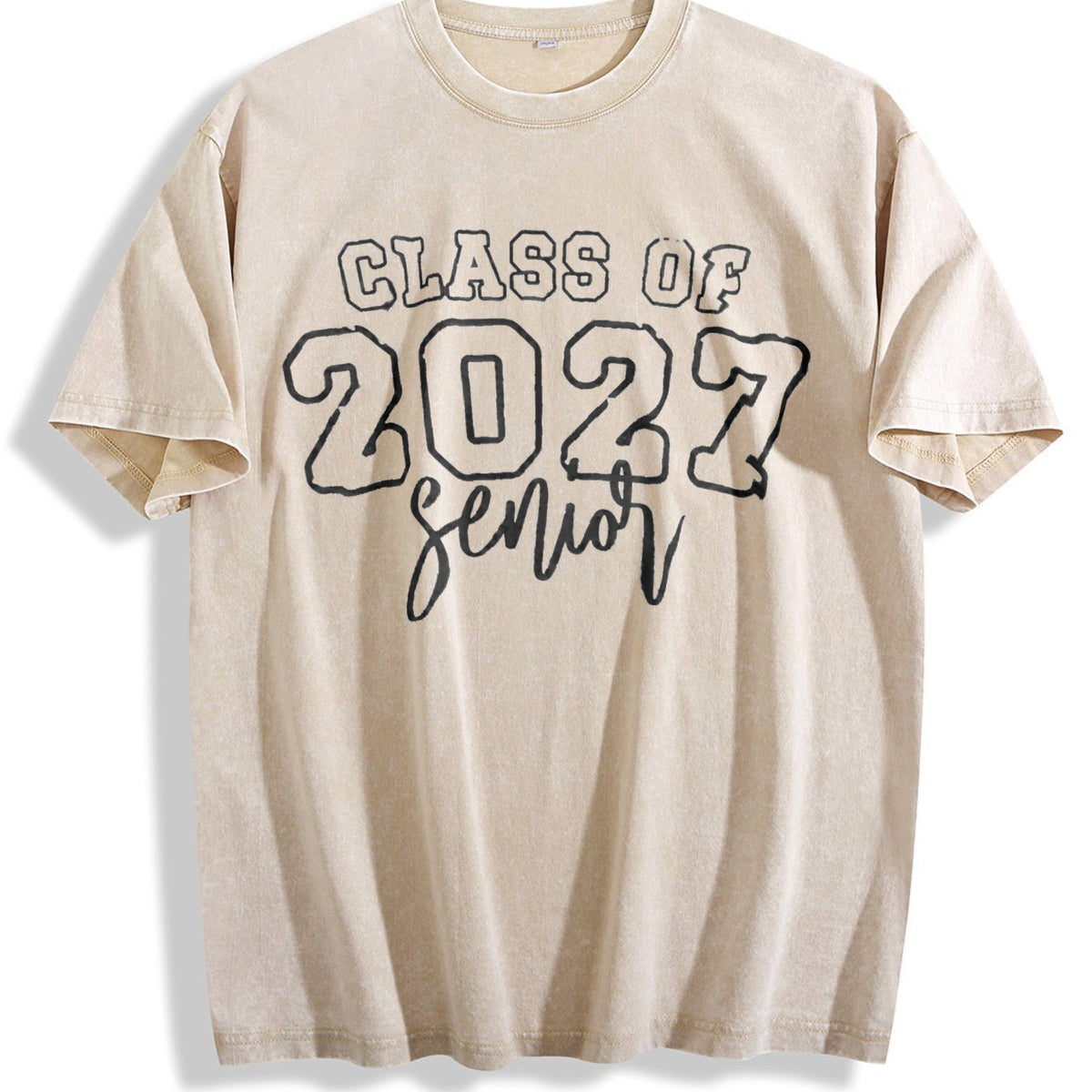 Class of 2027 Senior Vintage Washed T-Shirt product image 1