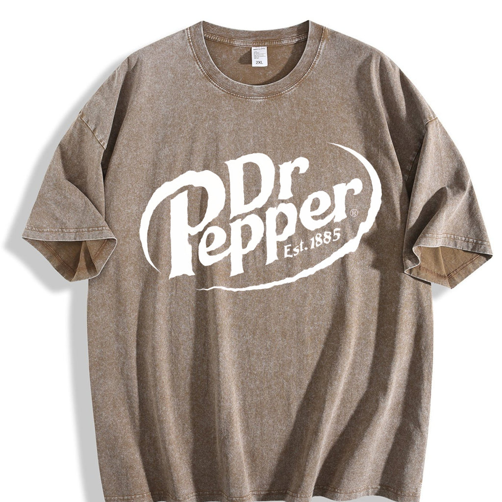 Dr Pepper Est 1885 - A Timeless Vintage Washed T-Shirt product image 3
