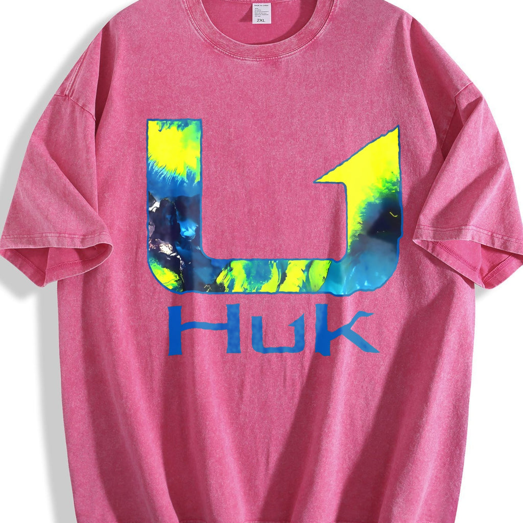 Huk Tie Dye Arrow Logo Vintage Washed T-Shirt product image 7