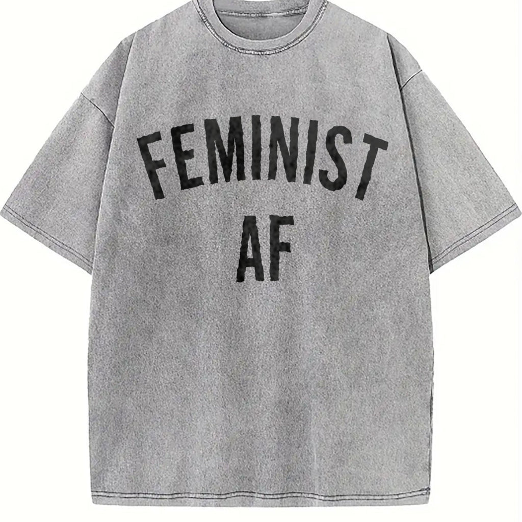 Feminist Af Vintage Washed T-Shirt product image 5