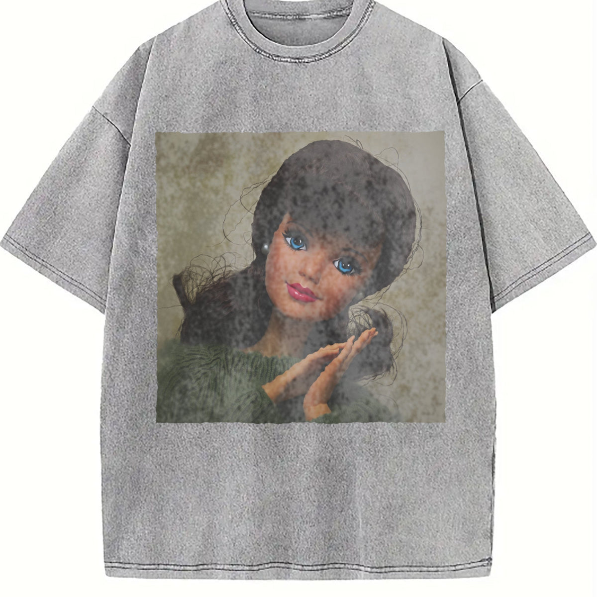 Doll in a White Hood Vintage Washed T-Shirt product image 5