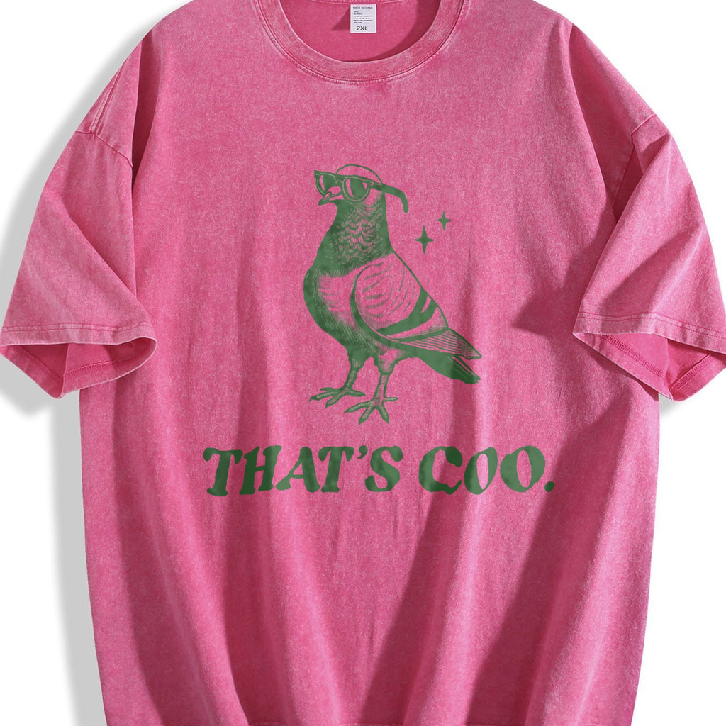 Funny Pigeon Puns 90s Vintage Washed T-Shirt product image 7