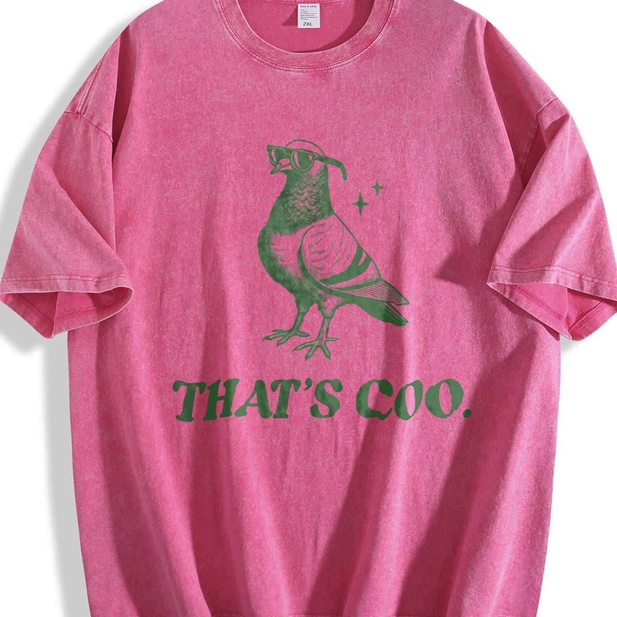 Funny Pigeon Puns 90s Vintage Washed T-Shirt product image 7