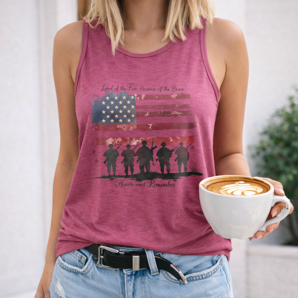 Land Of The Free Women's Tank Top