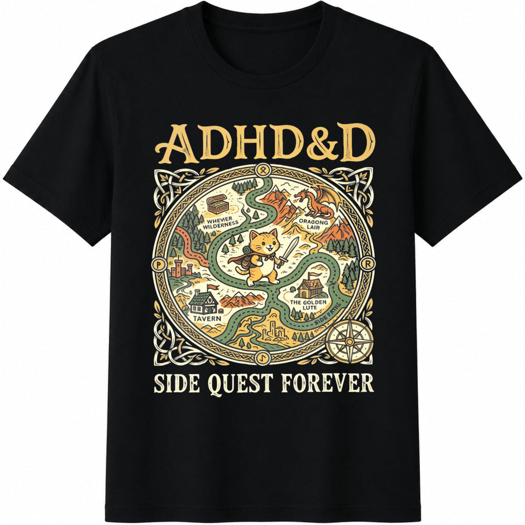 Funny DND Cotton T-Shirt product image 1