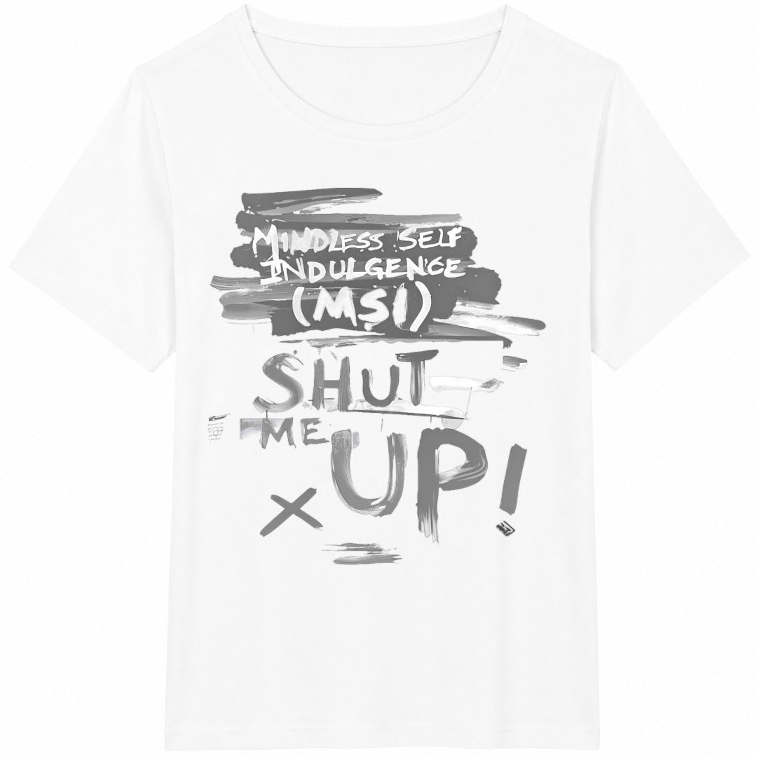 Self Indulgence Band MSI Album Shut Up Cotton T-Shirt product image 2