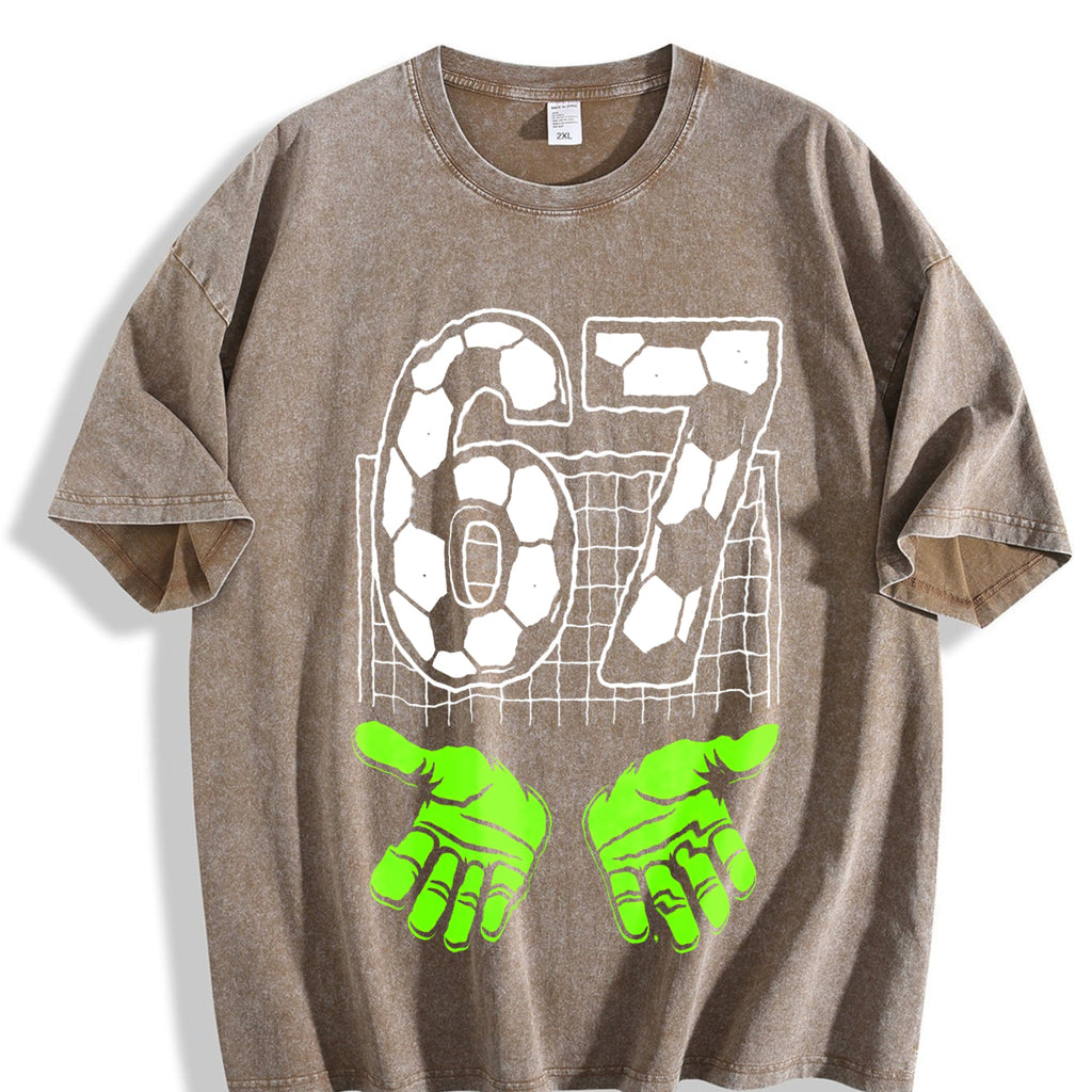 Global Soccer Fan Vintage Washed T-Shirt product image 3