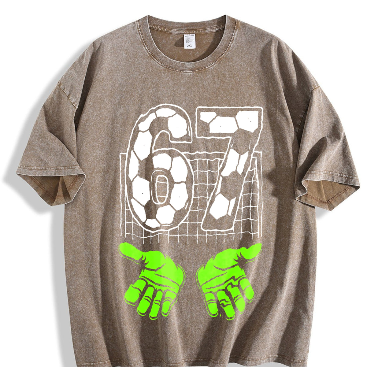 Global Soccer Fan Vintage Washed T-Shirt product image 3