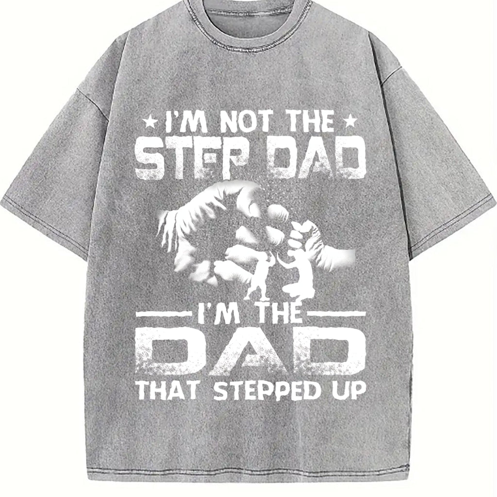 I'm Not The Stepdad Vintage Washed T-Shirt product image 5