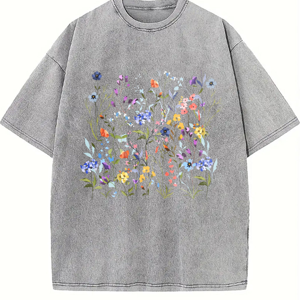 Pressed Flowers Vintage Washed T-Shirt product image 5