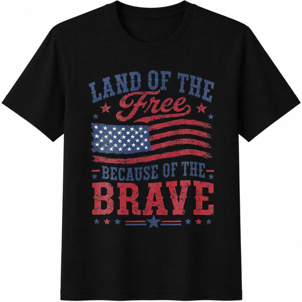 Land Of The Free Because Of Brave 4th Of July Patriotic product image 1