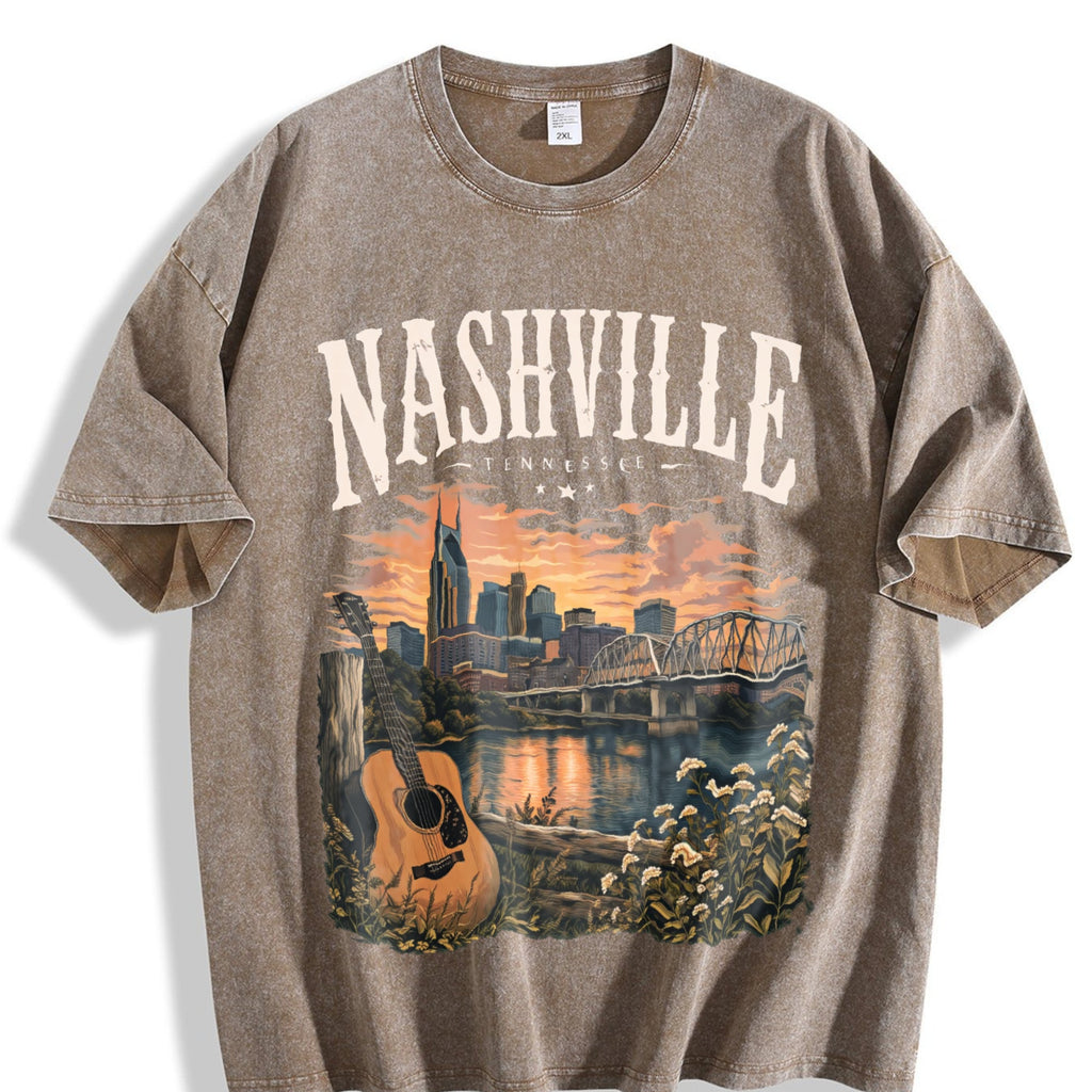 Nashville Tennessee - Music City Guitar Country Vintage product image 3