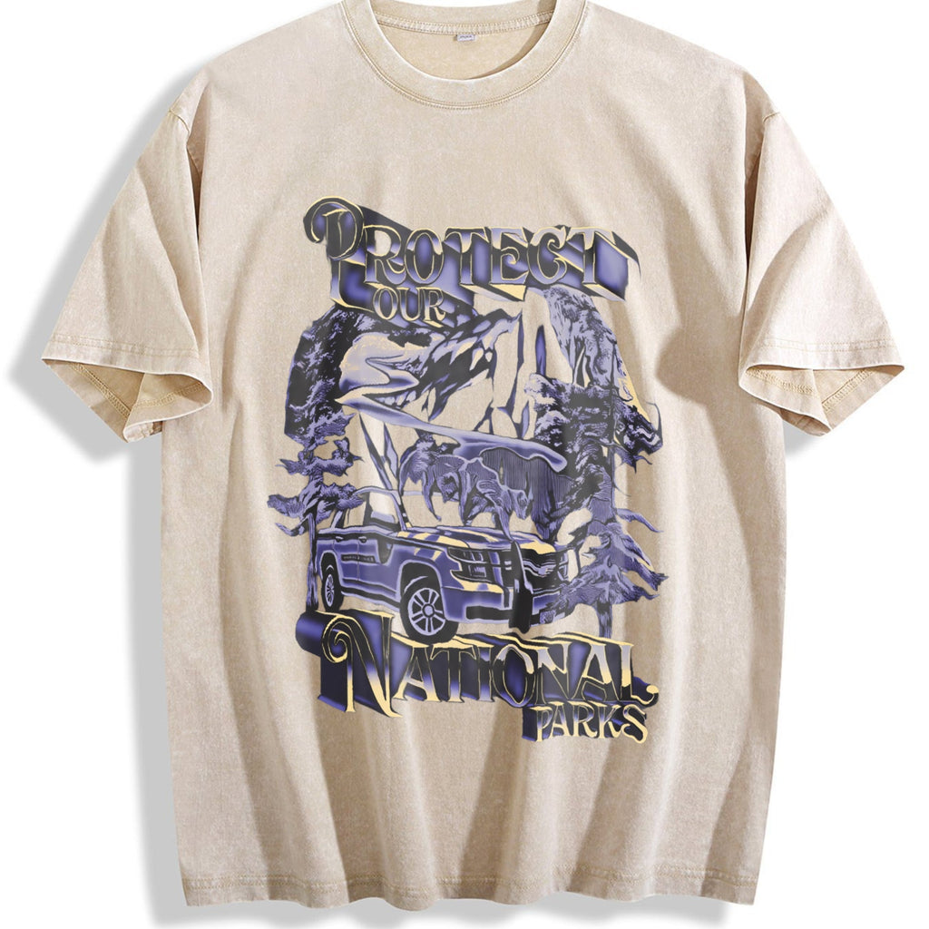 Protect Our National Parks Vintage Washed T-Shirt product image 1