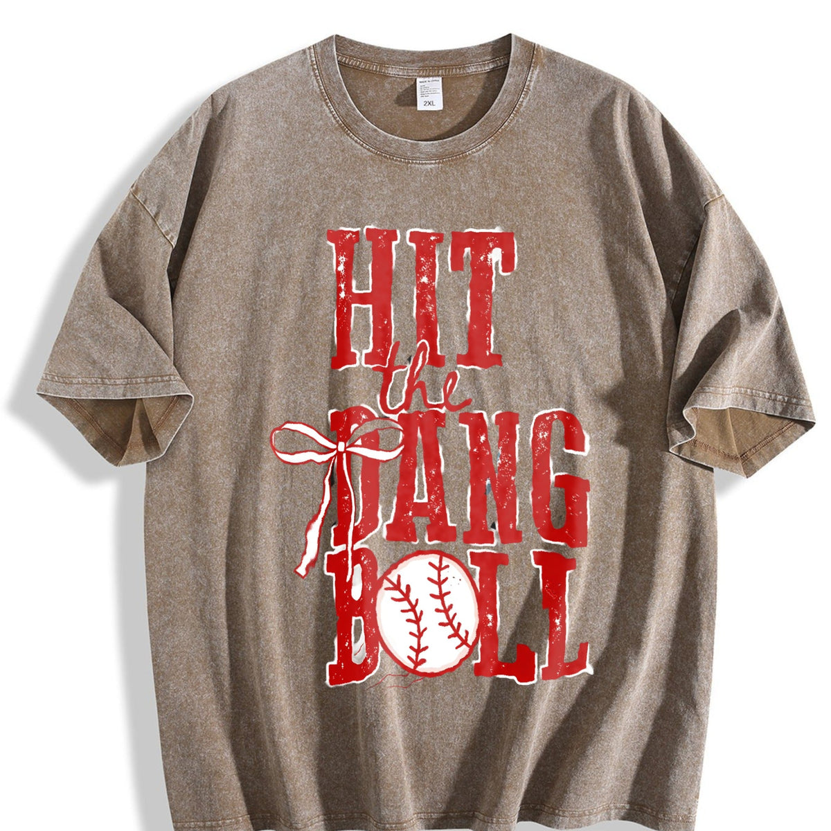 Hit The Dang Ball Vintage Washed T-Shirt product image 3
