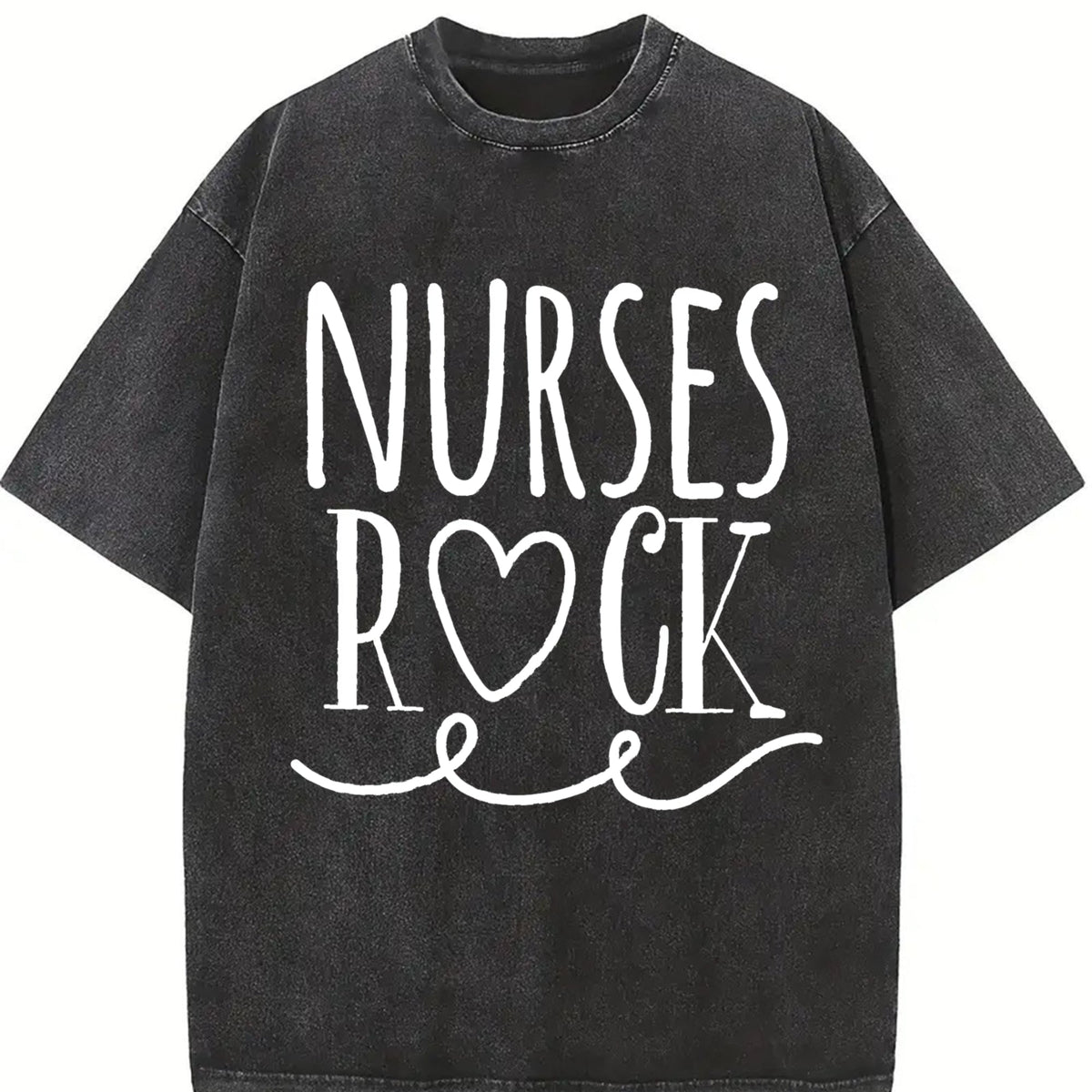 Nurses Rock Nursing School Graduation Vintage Washed T-Shirt product image 2