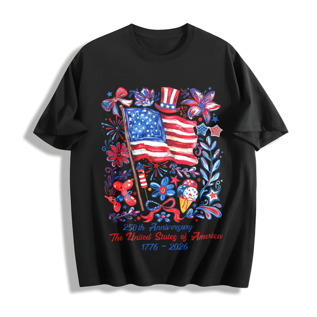 USA 250th Anniversary 4th Of July Back Independence Day Gif product image 1