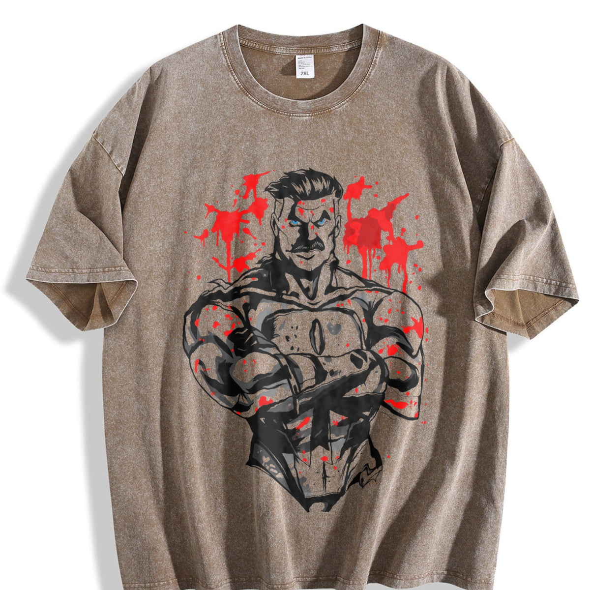 Invincible Viltrumite Warrior Anime Vintage Washed T-Shirt product image 3