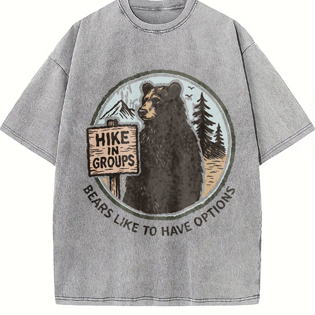 Hike In Groups Bears Like To Have Options Vintage Washed product image 5