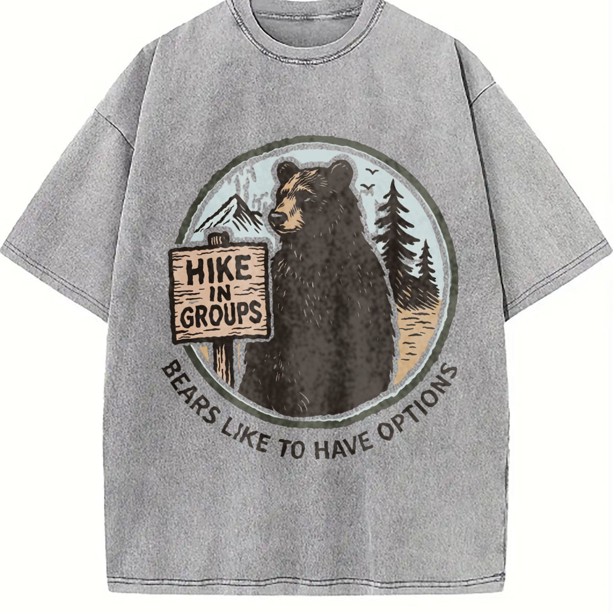 Hike In Groups Bears Like To Have Options Vintage Washed product image 5
