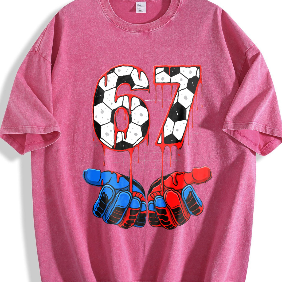 Global Soccer Fan Vintage Washed T-Shirt product image 7