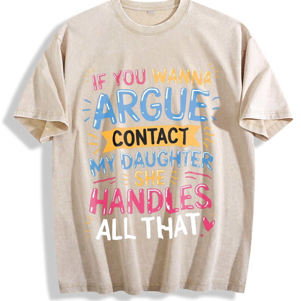 Any Disputes Vintage Washed T-Shirt product image 1