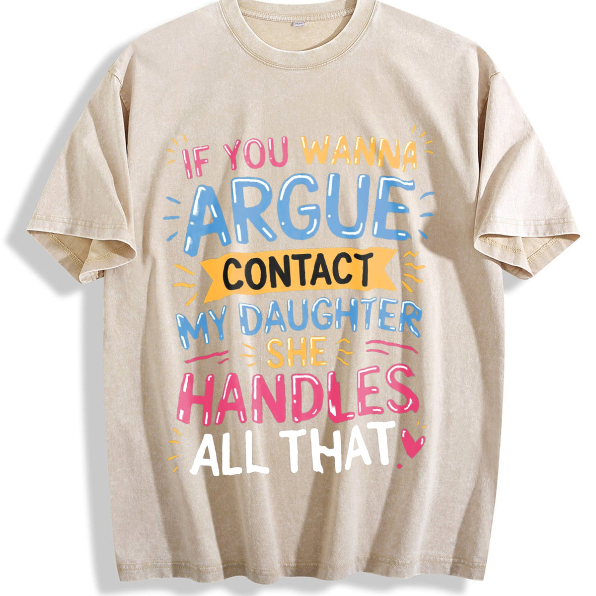 Any Disputes Vintage Washed T-Shirt product image 1