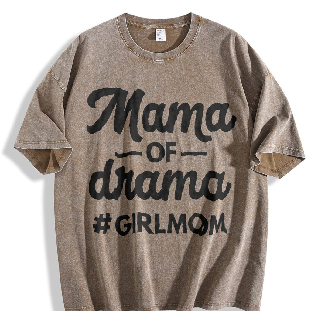Mama Of Drama Vintage Washed T-Shirt product image 3