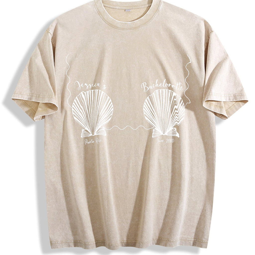 Beach Bachelorette Vintage Washed T-Shirt product image 1