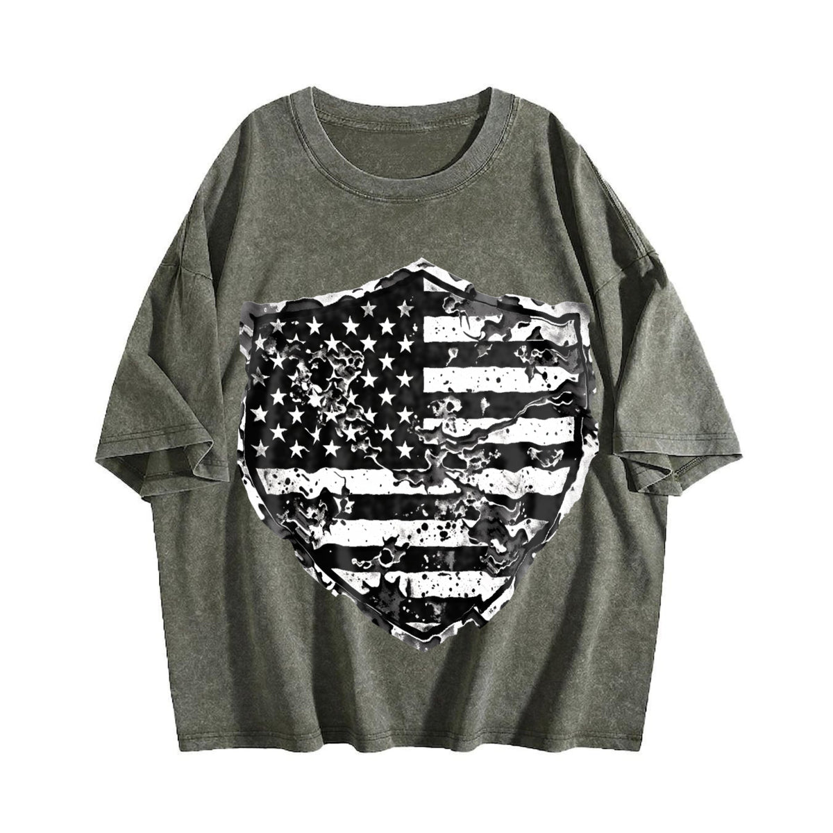 The Explorer & Grunge Fan: Shield With Flag Motif Vintage product image 4